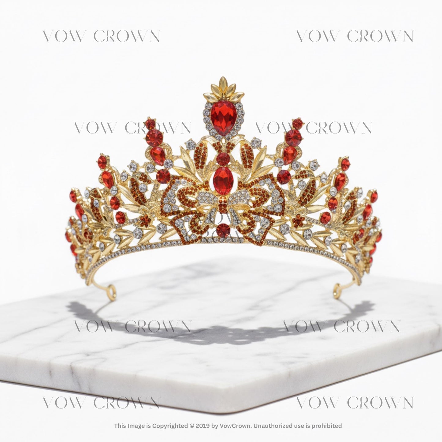 Pink Blue Opal Crystal Bowknot Tiaras For Women | Luxury Bridal Rhinestone Crown Hair Accessories