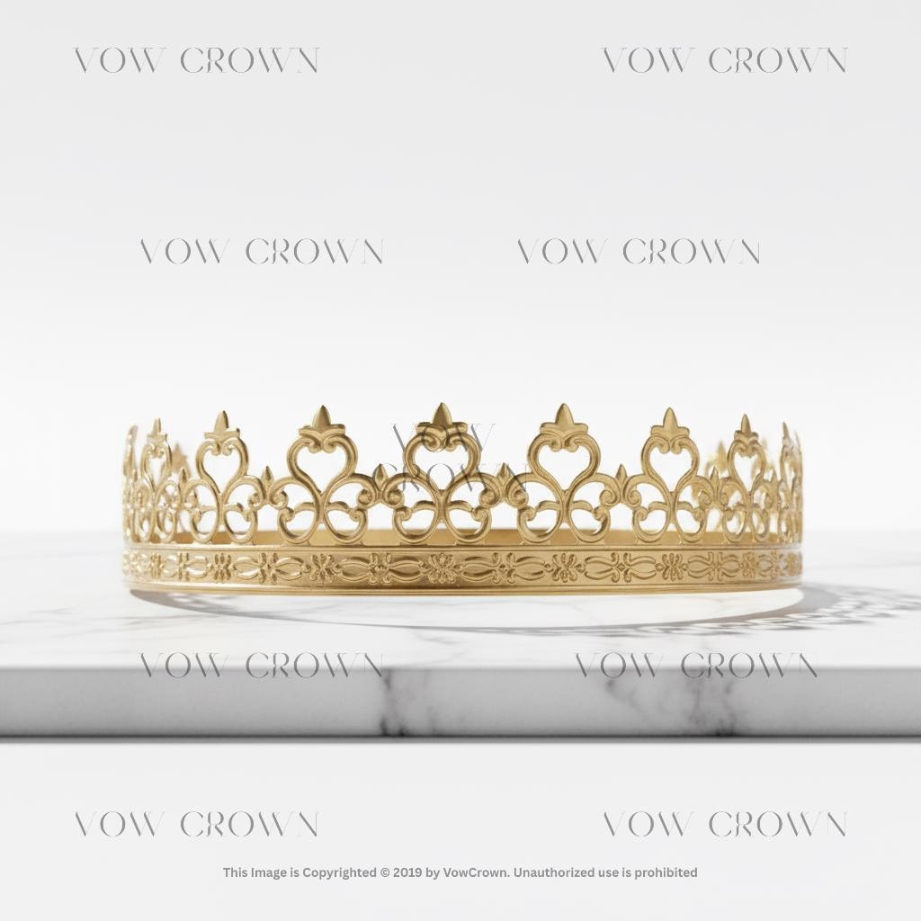 Gold King Crown | Medieval Renaissance Cosplay, Stag Crown