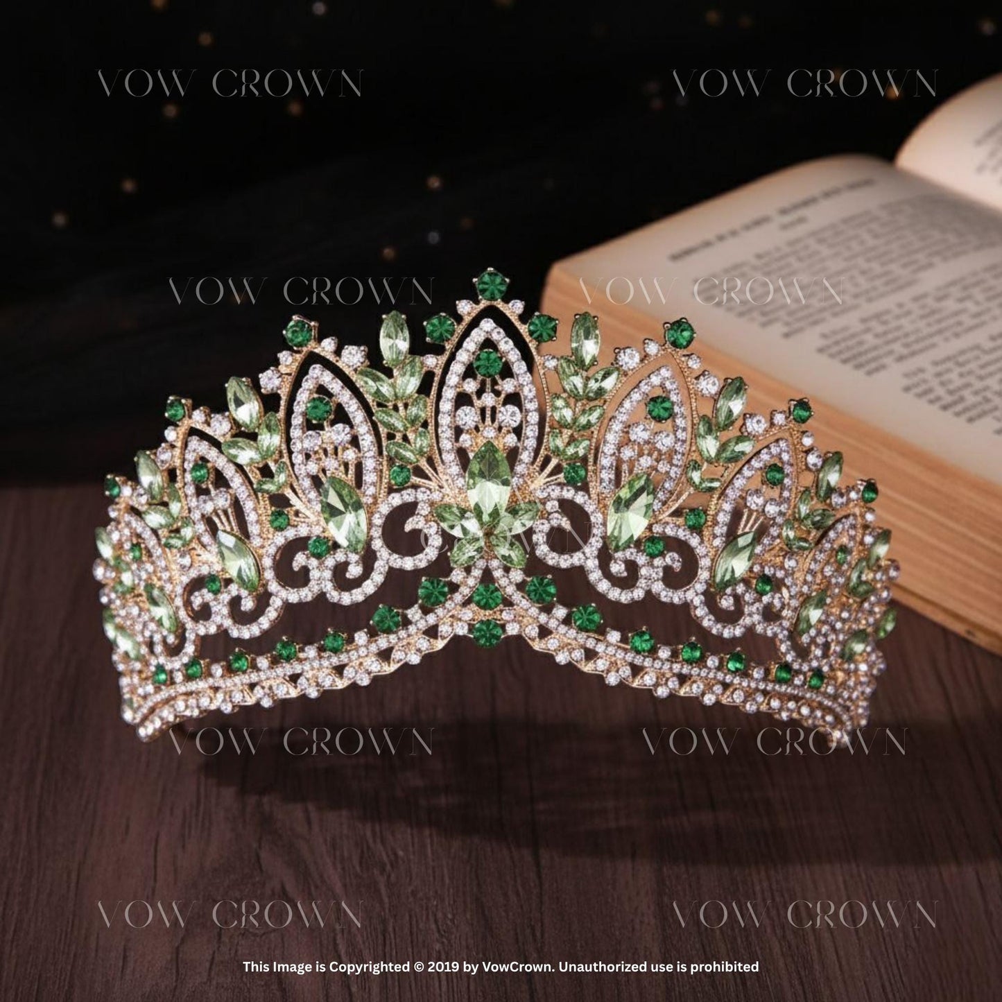 Handmade Rose Quartz Crystal Tiara: Pink Gemstone Princess Crown