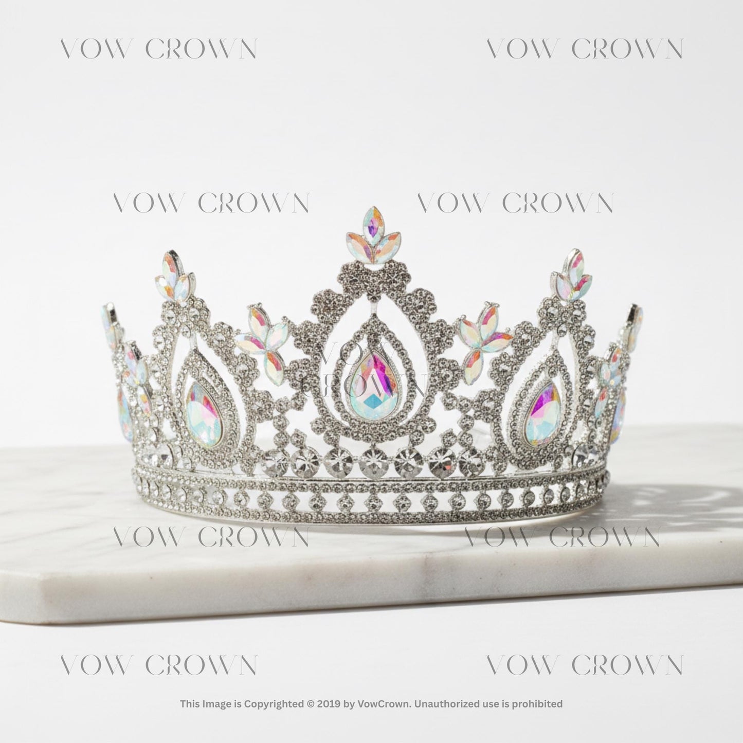 Imperial Amethyst Tiara | Gold Purple Crystal Crown for Pageant | Royalty Cosplay