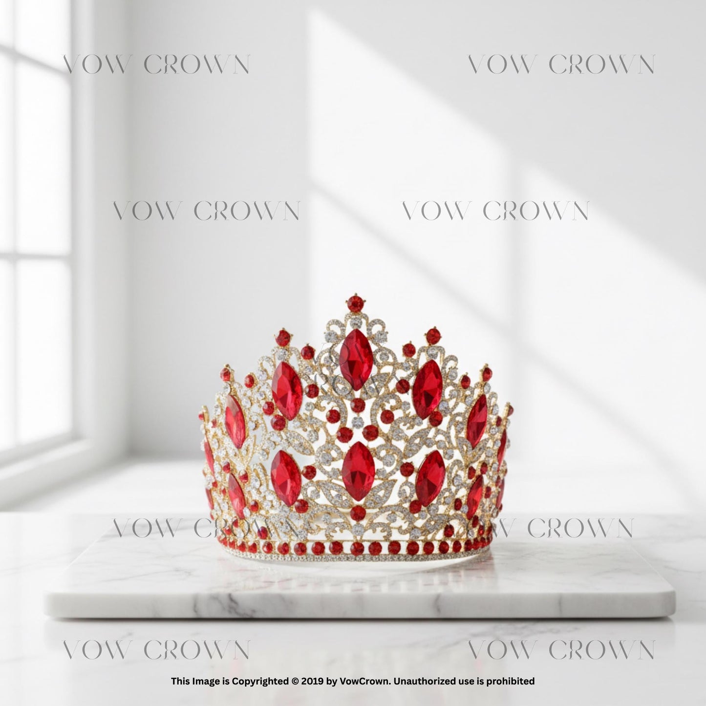 Crystal Tiara Crown | Royal Wedding Pageant Prom