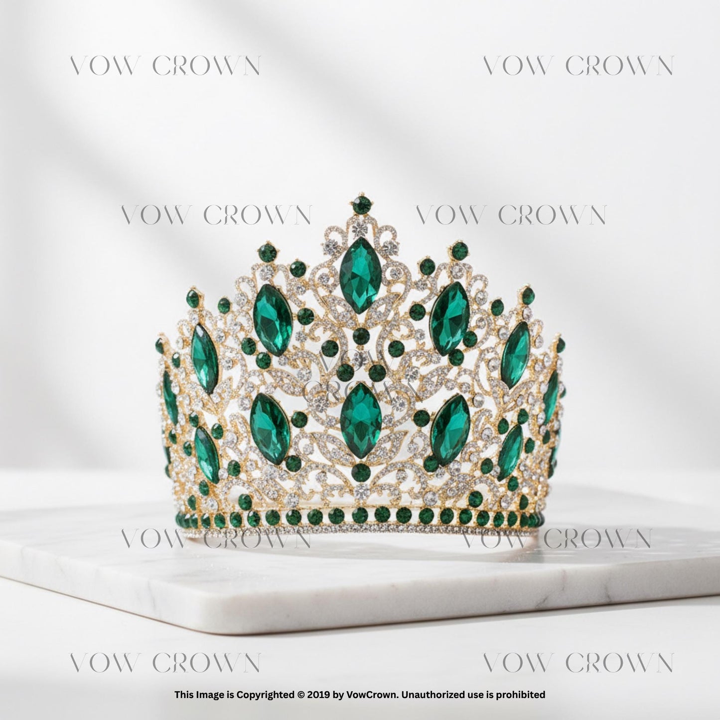 Crystal Tiara Crown | Royal Wedding Pageant Prom