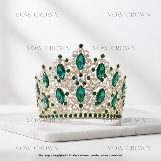 Crystal Tiara Crown | Royal Wedding Pageant Prom