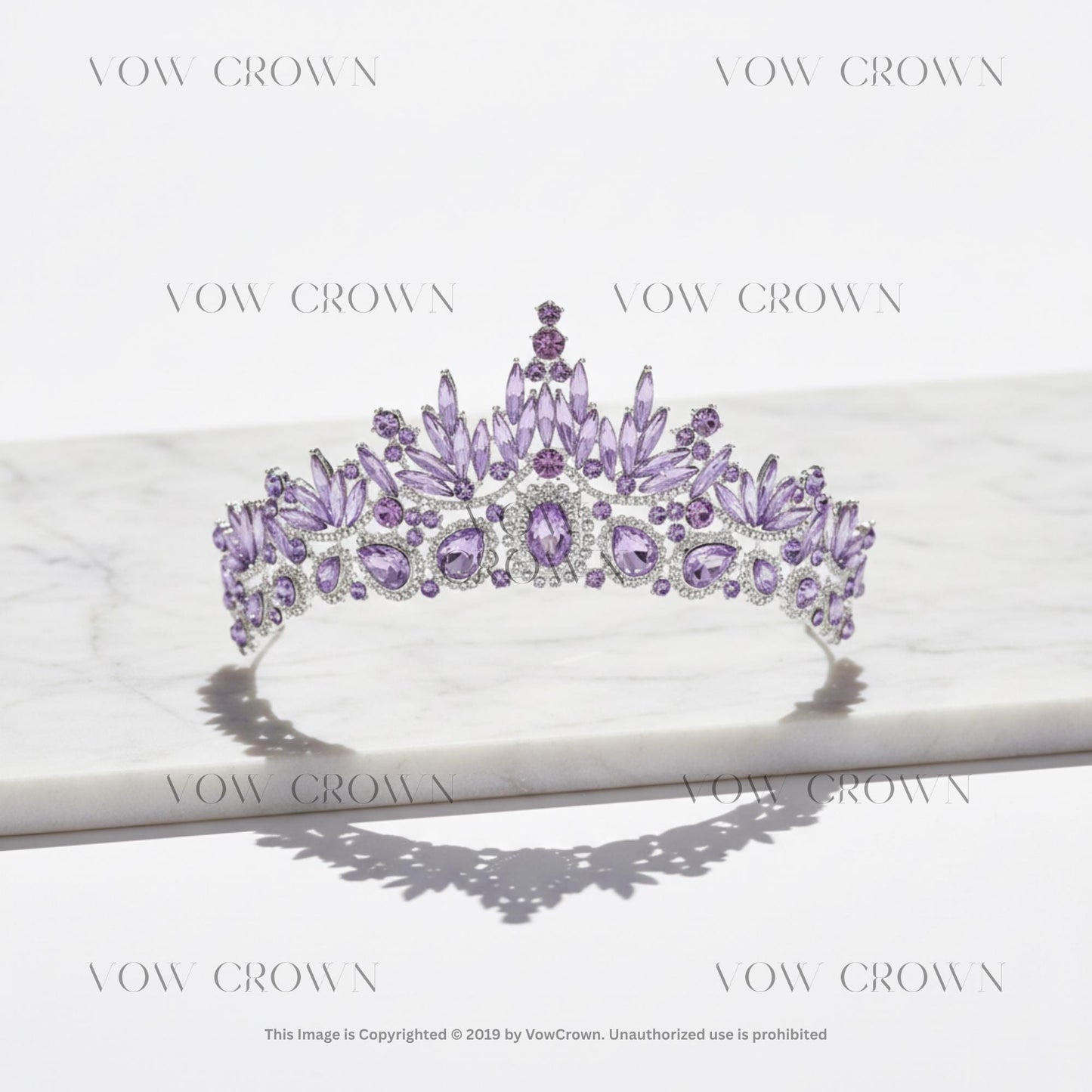 Emerald Green Rhinestone Bridal Tiara | Gold Floral Diadem