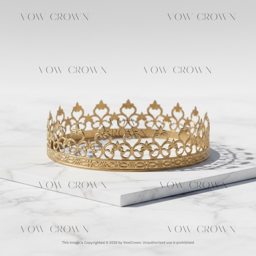 Gold King Crown | Medieval Renaissance Cosplay, Stag Crown